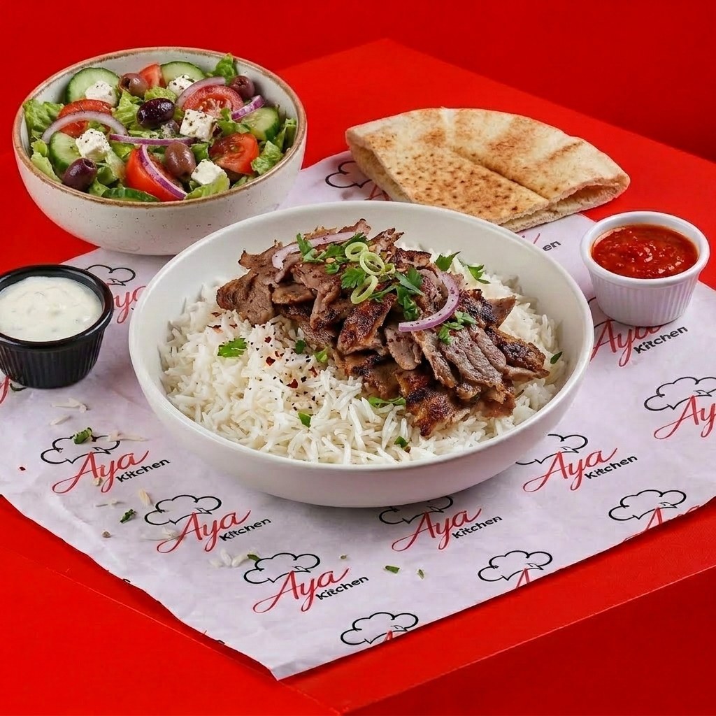 Gyro Lamb over Rice